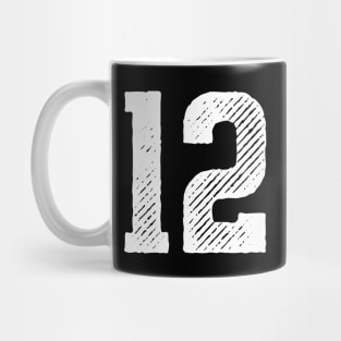 Rough Number 12 Mug